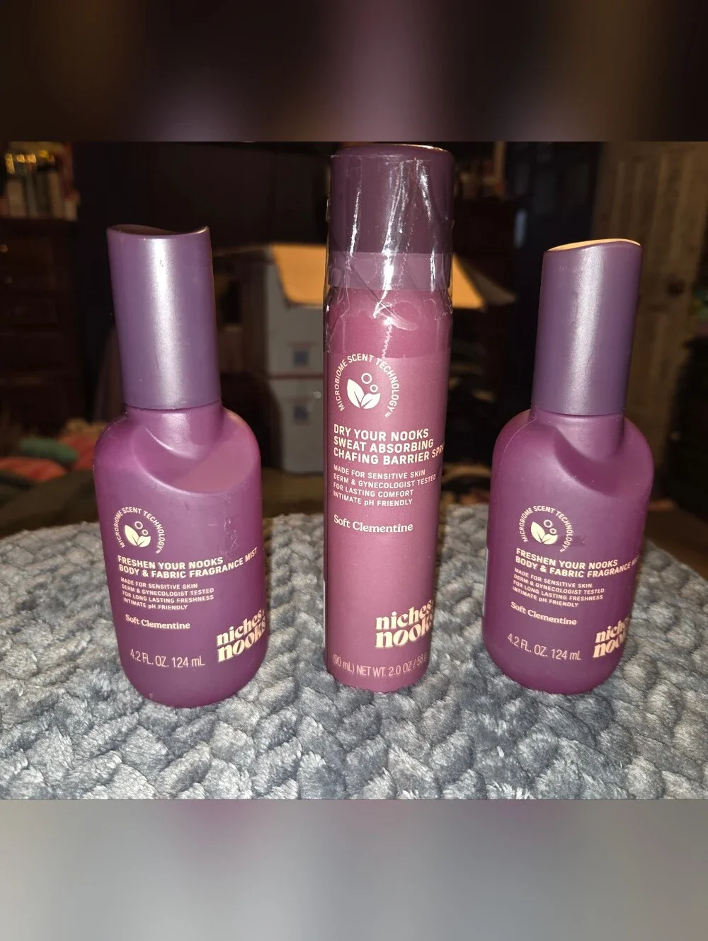 Niches & Nooks Soft Clementine Bundle Anti Chaffing Spray And Feminine Spray